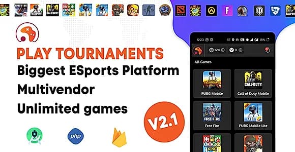 Play tournament v2.1 - Biggest multi vendor eSports platform
