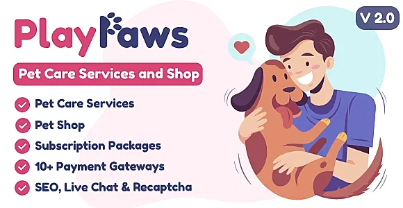 PlayPaws - Pet Care Services and Shop
