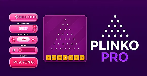 Plinko Pro – Responsive HTML5 Plinko Game (Admin Panel Included)