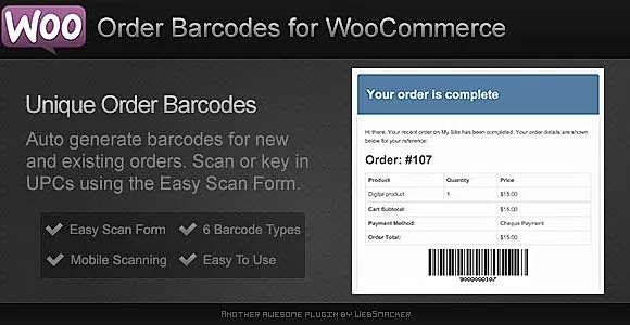 PluginDistrict - Order Barcodes WordPress Plugin