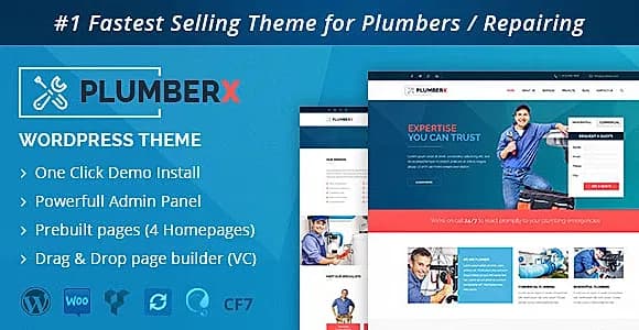 Plumbersx WordPress Theme