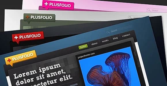 plusfolio - portfoli+blog theme - 4 colors