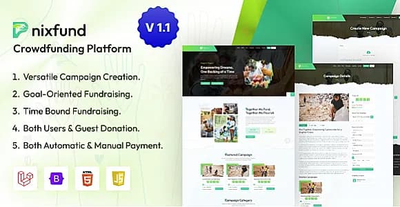 PnixFund - Crowdfunding Platform