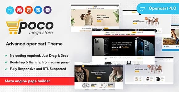 Poco - Advanced OpenCart Theme Builder
