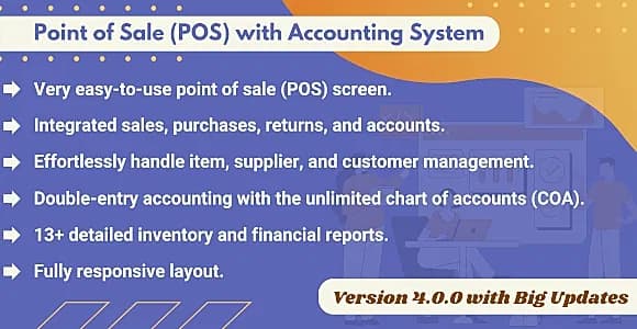 Point of Sale (POS) with Accounting System