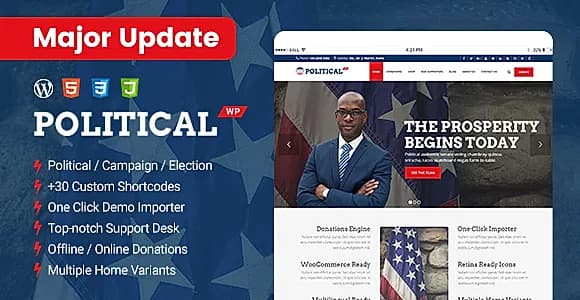 PoliticalWP WordPress Theme