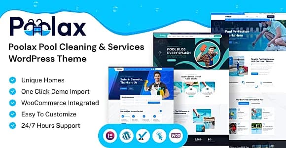 Poolax WordPress Theme