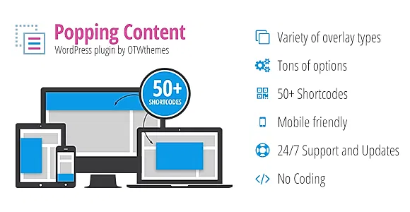 Popping Content WordPress Plugin
