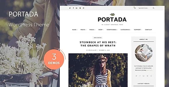 Portada WordPress Theme