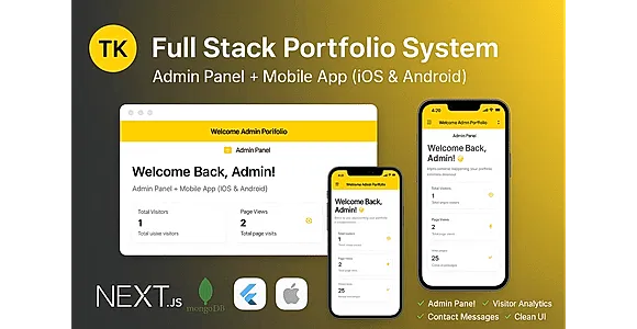 Portfolio Professional Full stack in NEXTJS15 and Flutter
