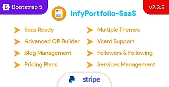 Portfolio Saas - Laravel Personal Portfolio & Resume Builder