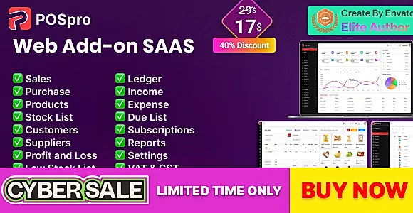 POS Pro - Advanced POS & Inventory Management System add-on | POS SaaS Solution