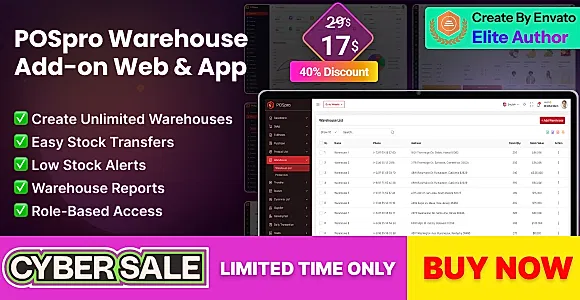 POSpro – Warehouse Add-on for web
