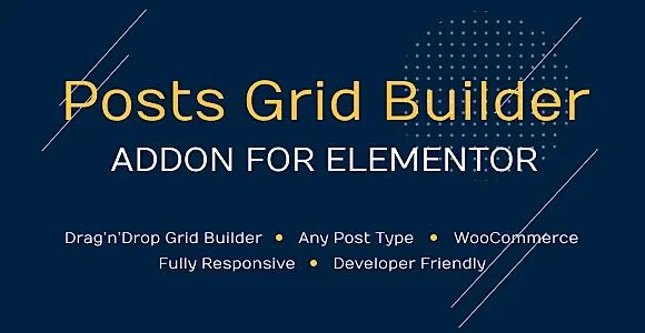 Posts Grid Builder for Elementor WordPress Plugin