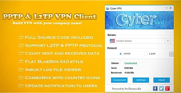 PPTP & L2TP VPN Client