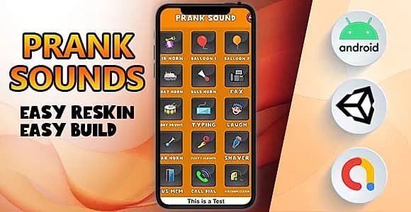 Prank Sounds - (Unity - Admob - App)