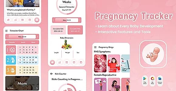 Pregnancy Tracker - Pregnancy Calculator - Ovulation Tracker - Baby Guide - Pregnancy Diet