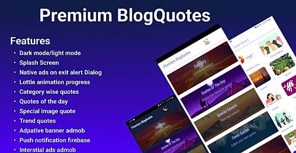 Premium Blog Quote with Google Ads