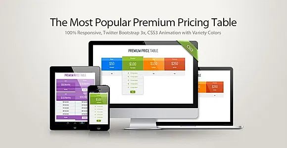 Premium Pricing Table
