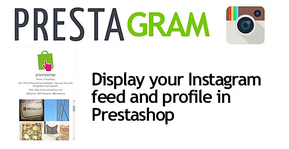 Presta Gram - instagram in Prestashop