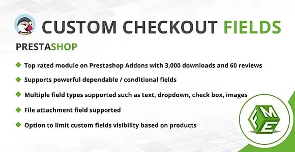 Prestashop Custom Fields, Add Extra Fields to Checkout | Order Module