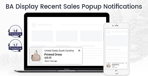 Prestashop Recent Sales Popup Notifications Module – Prestips