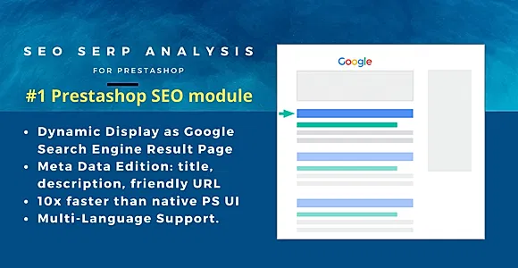 Prestashop SEO module SERP Analysis