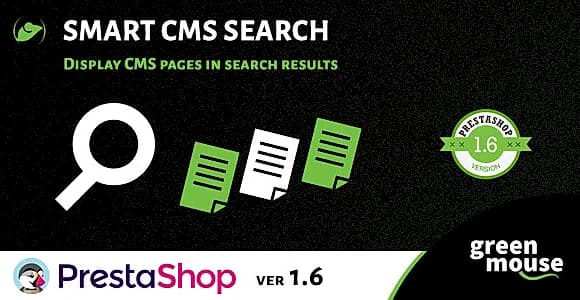 Prestashop Smart CMS Search