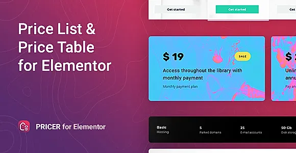 Pricer for Elementor WordPress Plugin