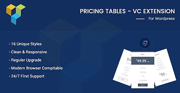 Pricing Tables - VC Addon