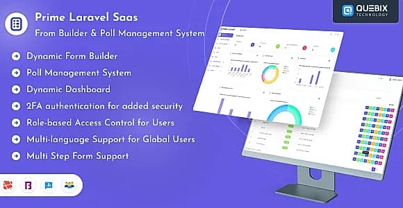 Prime Laravel Saas - Form builder & Poll Management System