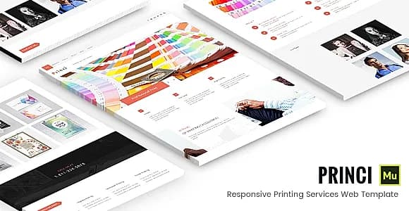 Printing Services Muse Template