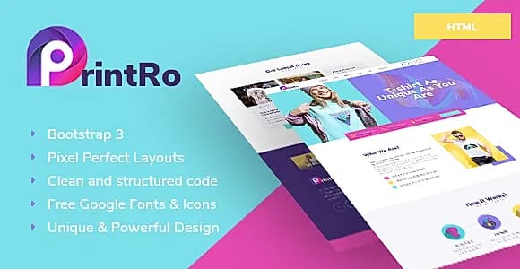 PrintRo - T-Shirt Designer HTML Template