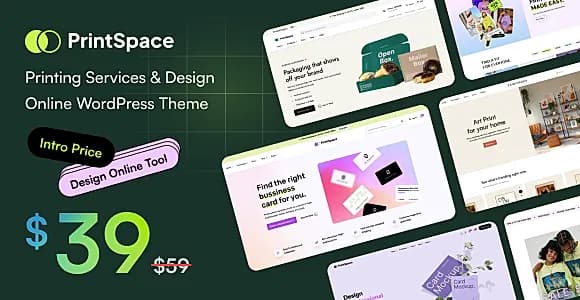 PrintSpace WordPress Theme