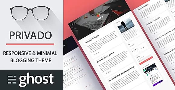 Privado - Minimal Blogging Theme for Ghost