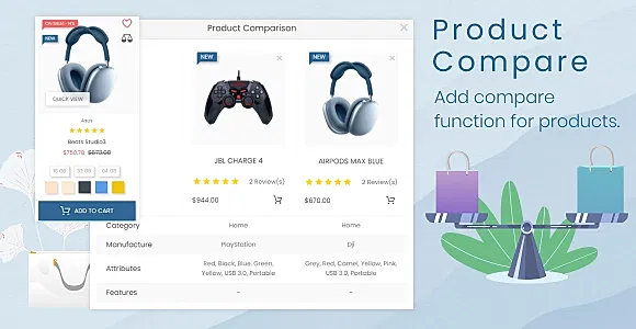 Product Comparison - Compare Attributes and Features