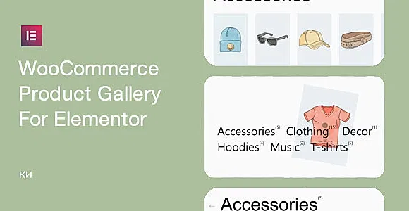 Product Gallery Menu for WooCommerce with Elementor WordPress Plugin