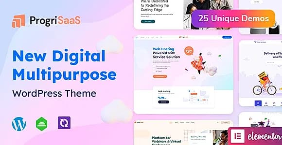 ProgriSaaS WordPress Theme