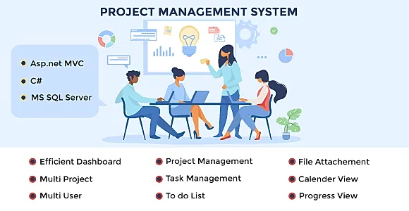 Project Management System in Asp.net C# MVC