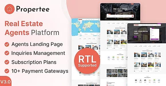 Propertee - Real Estate Agents Platform