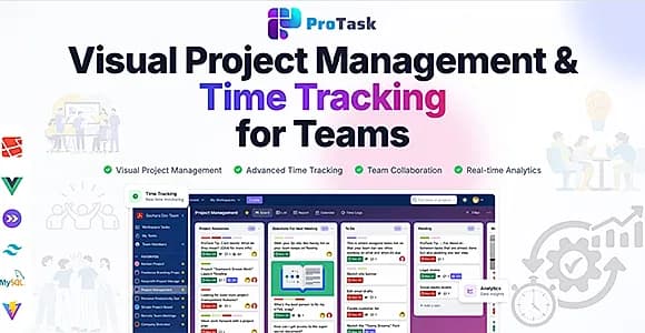 ProTask - Project Management & Time Tracking for Teams