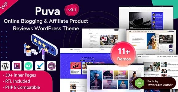 Puva WordPress Theme