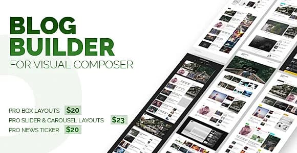 PW Blog Builder For Visual Composer WordPress Plugin