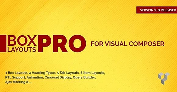 PW Pro Box Layout For Visual Composer WordPress Plugin