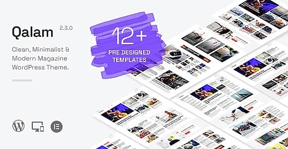 Qalam WordPress Theme