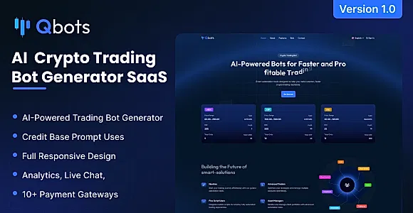 Qbots – AI Powered Crypto Trading Bot Generator