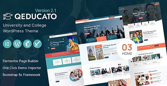 Qeducato WordPress Theme