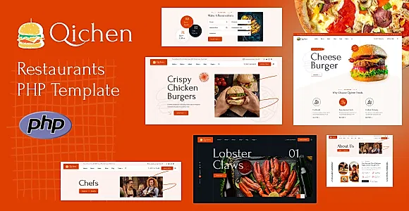 Qichen - Fast Food & Restaurant PHP Template