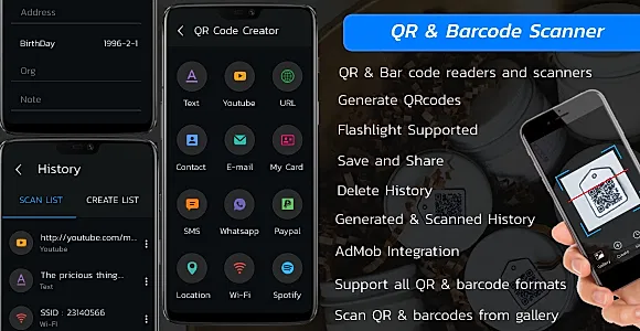 QR & Barcode Scanner - QR Code Generator - QR & Barcode Reader - QR Code Scanner & Generator
