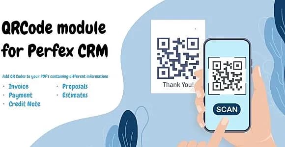 QR Code addon module for Perfex CRM